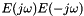 $ E(j\omega)E(-j\omega) $
